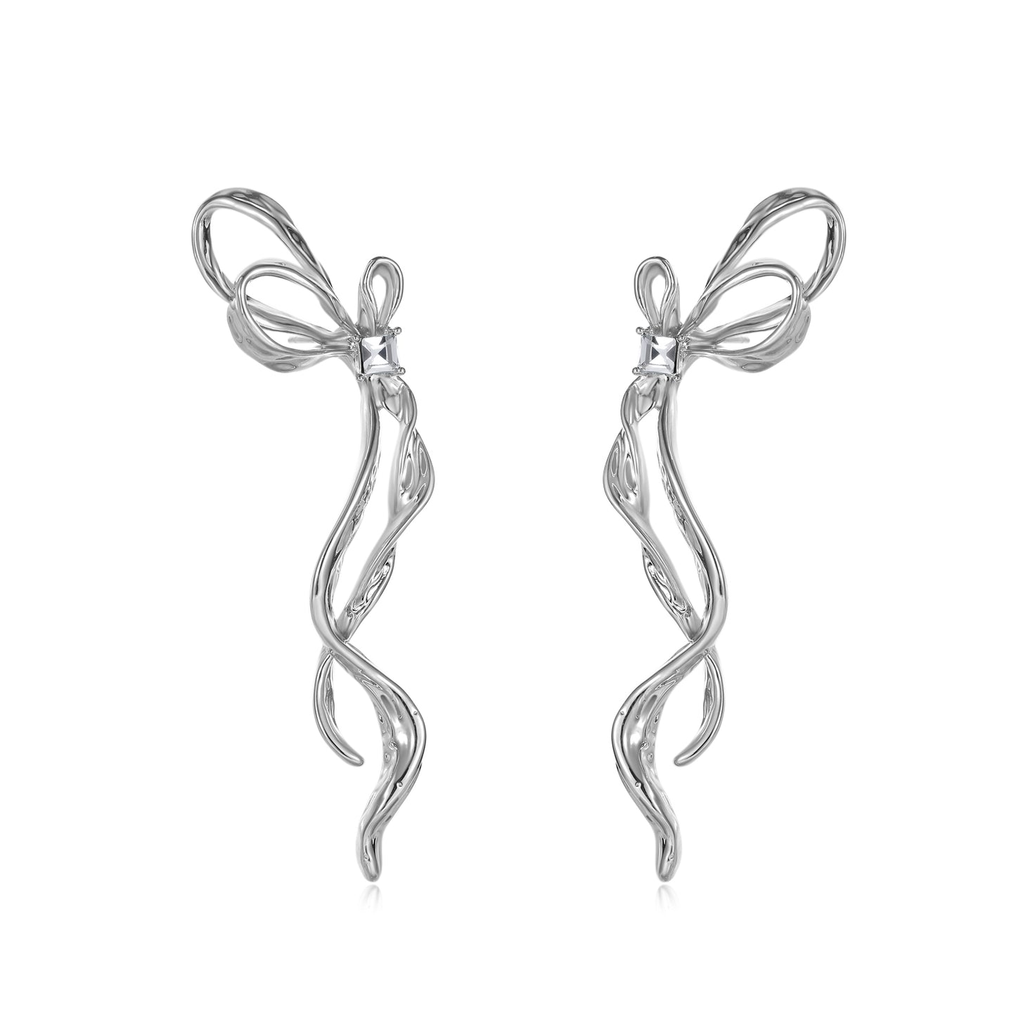 Ribbon Bow Earrings