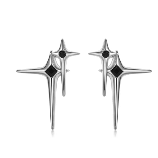 Black Starlight Earrings