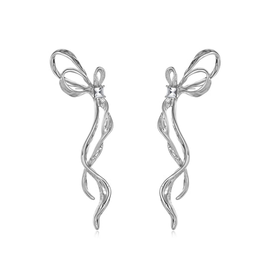 Ribbon Bow Earrings