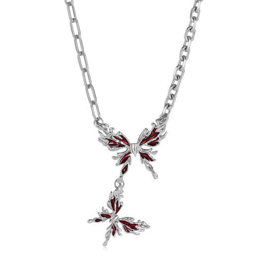 Bloody Butterfly Necklace